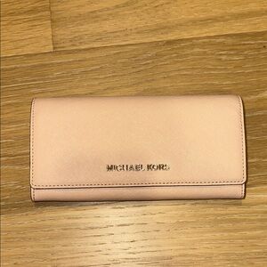 Michael Kors Blush Pink Clutch Wallet